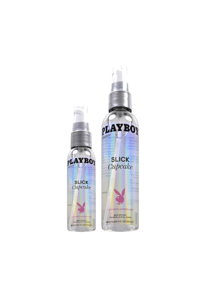 Playboy - Slick Cupcake Flavoured Water Based Lubricant - Various Sizes - Stag Shop
