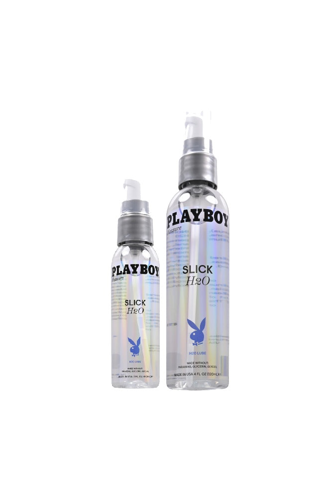 Playboy - Slick H20 Water Based Lubricant - Various Sizes - Stag Shop