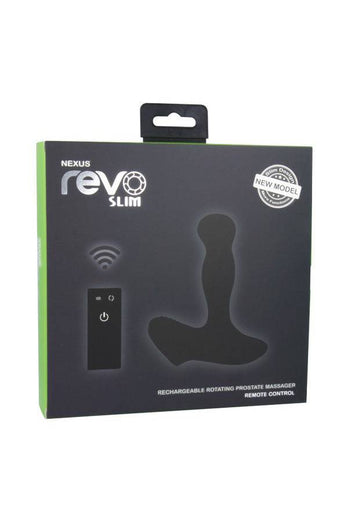 Nexus - Revo Slim Prostate Massager - Black - Stag Shop