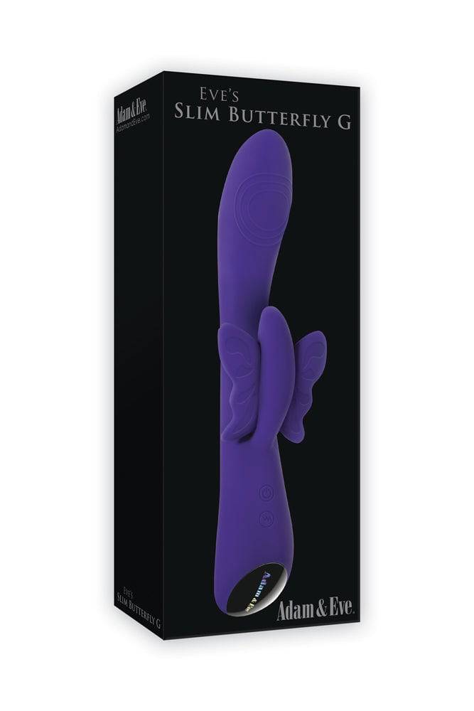 Adam & Eve - Eve's Slim Butterfly G Vibrator - Purple - Stag Shop