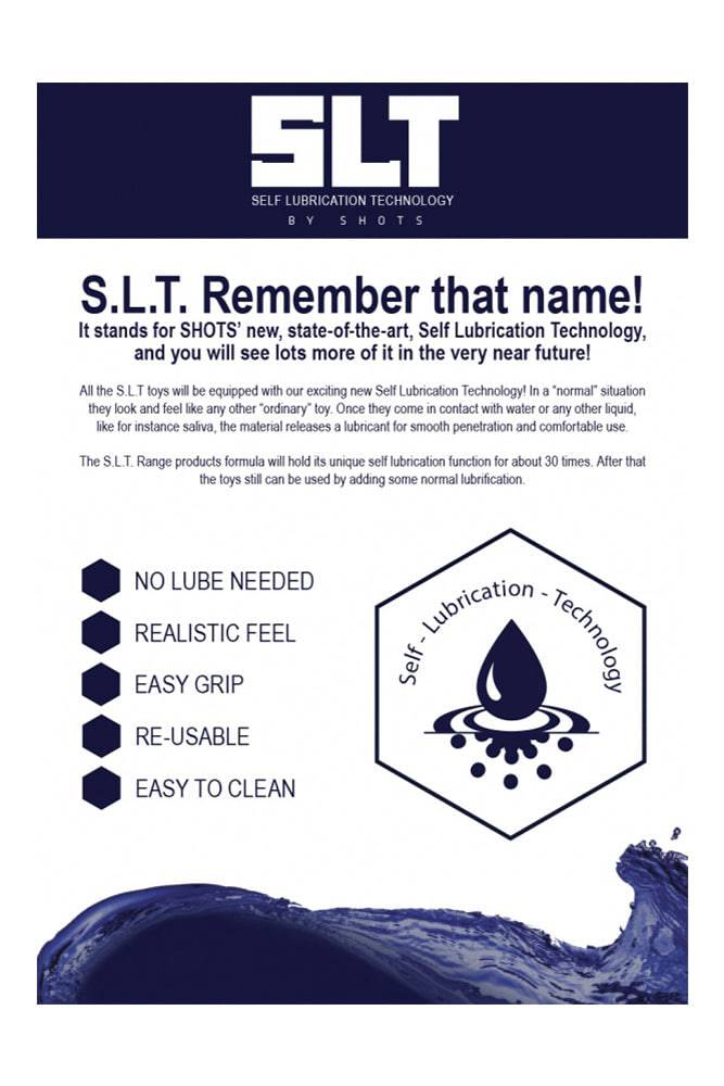 SLT by Shots Toys - Self Lubricating Butt Plug - 5 inch - Beige - Stag Shop