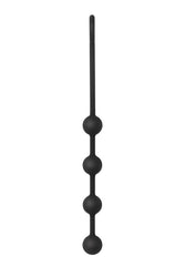 Adam & Eve - Small Silicone Anal Beads - Black - Stag Shop