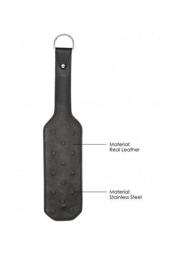 Shots Toys - Pain - Small Vampire Paddle - Black - Stag Shop