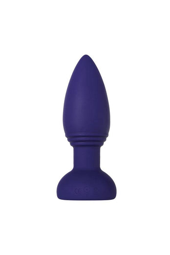 Evolved - Smooshy Tooshy Butt Plug & Remote - Purple - Stag Shop