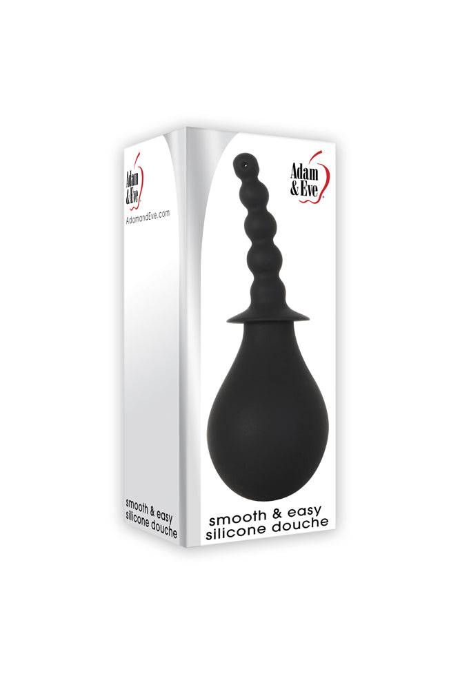 Adam and Eve - Smooth & Easy Silicone Douche - Black - Stag Shop