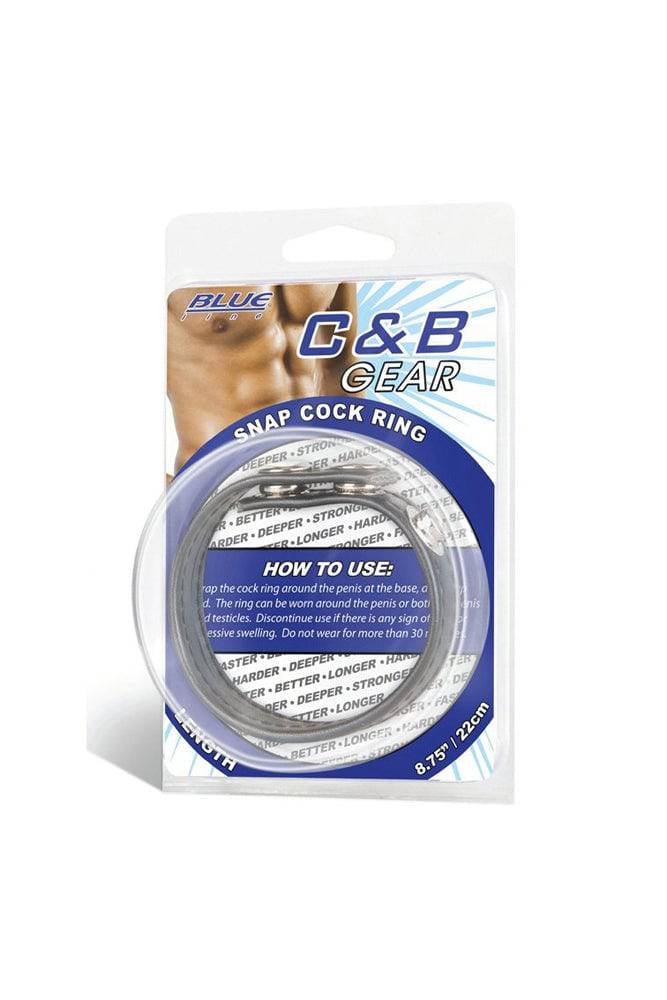 Electric Eel - Blue Line - Snap Cock Ring - 8.75 inches - Stag Shop