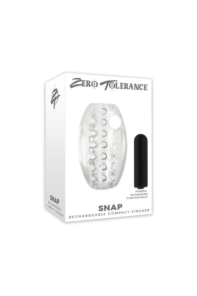 Zero Tolerance - Snap Vibrating Stroker - Clear - Stag Shop