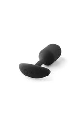 b-Vibe - Snug Plug 2 - Weighted Butt Plug - Black - 114 grams - Stag Shop