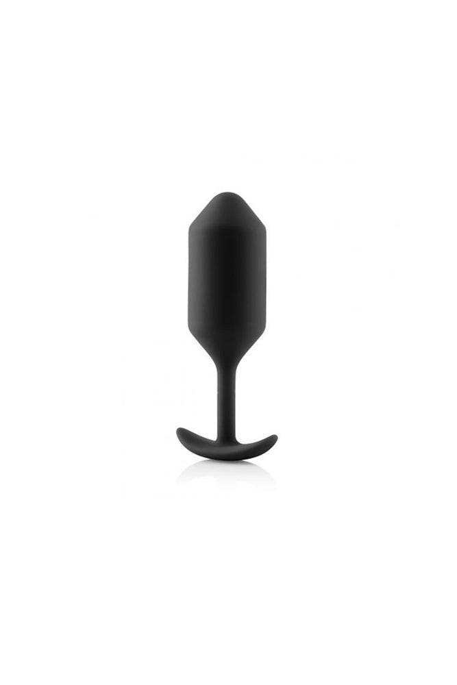 b-Vibe - Snug Plug 3 - Weighted Butt Plug - Black - Stag Shop
