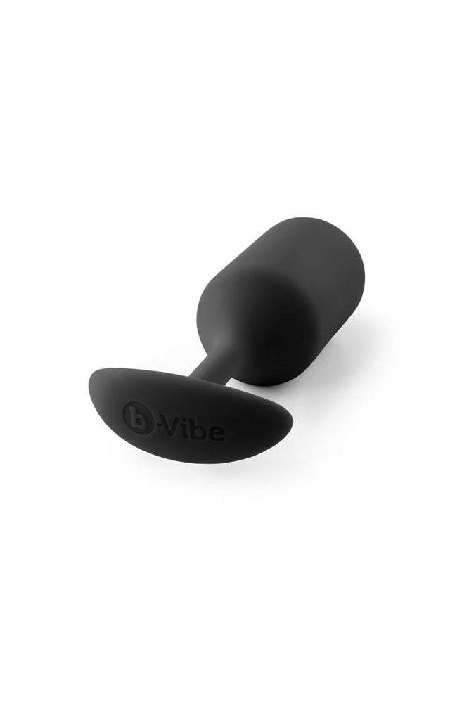 b-Vibe - Snug Plug 3 - Weighted Butt Plug - Black - Stag Shop