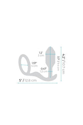 B-Vibe - Snug & Tug - Weighted Butt Plug with Cock Ring - Black - Stag Shop