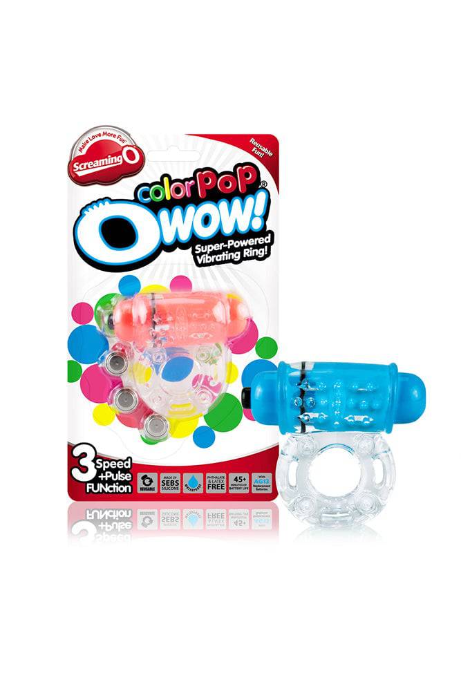 Screaming O - ColourPop - O Wow - Vibrating Cock Ring - Assorted - Stag Shop