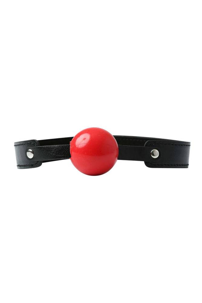 Sex & Mischief - Solid Ball Gag - Red - Stag Shop