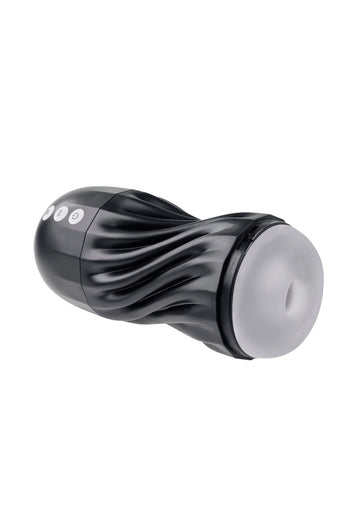 Playboy - Solo Vibrating & Sucking Stroker - Black - Stag Shop