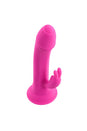 Evolved - Somebunny to Love Rabbit Vibrator with Suction Cup Base - Pink - Stag Shop