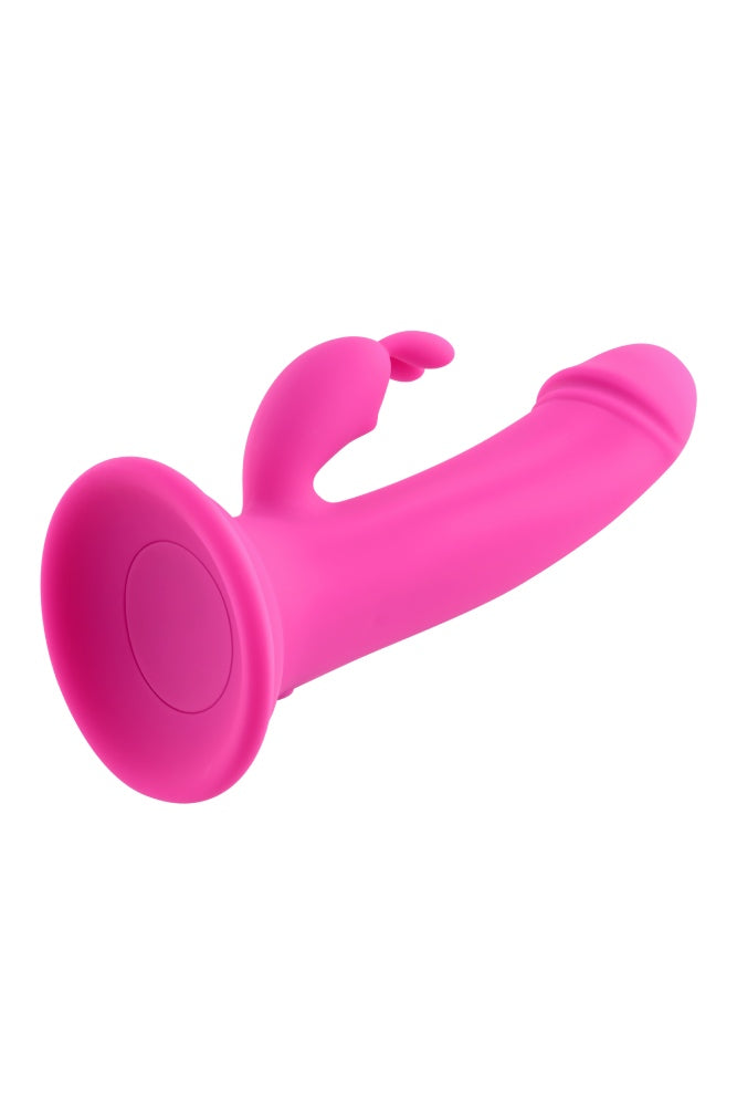 Evolved - Somebunny to Love Rabbit Vibrator with Suction Cup Base - Pink - Stag Shop