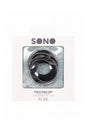Shots Toys - Sono - No.86 Cock Ring Set - Black - Stag Shop