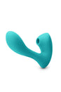 NS Novelties - INYA - Sonnet Dual Suction Vibrator - Teal - Stag Shop