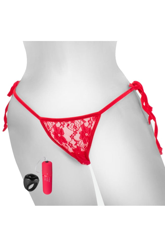 Screaming O - My Secret - Vibrating Panty Set with Remote Control Ring - Red - Stag Shop