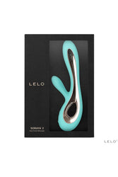 Lelo - Soraya 2 Rabbit Vibrator - Aqua - Stag Shop