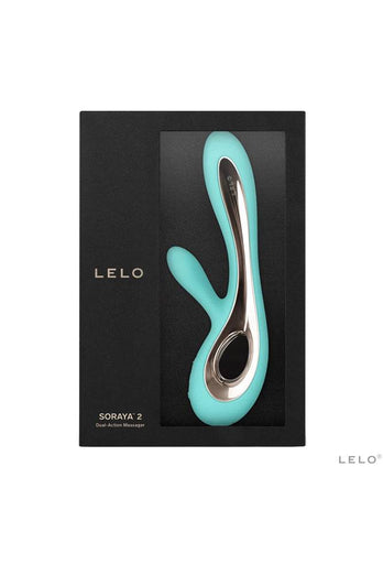Lelo - Soraya 2 Rabbit Vibrator - Aqua - Stag Shop