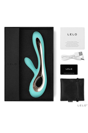Lelo - Soraya 2 Rabbit Vibrator - Aqua - Stag Shop