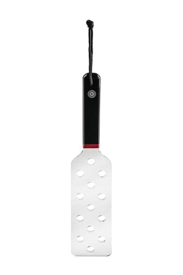 Sportsheets - Saffron Acrylic Spanker - Paddle - Black/Clear - Stag Shop