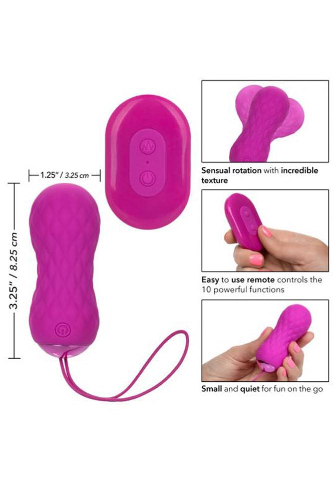 Cal Exotics - Slay - SpinMe Remote Control Vibrator - Fuschia - Stag Shop