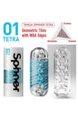 Tenga - Spinner - Tetra Masturbator - Blue - Stag Shop