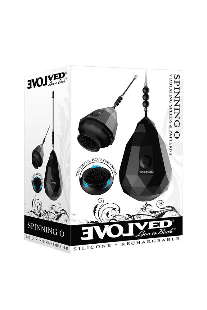Evolved - Spinning O Egg Vibrator - Black - Stag Shop