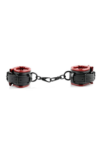 Sportsheets - Saffron Spreader Bar & Cuffs Set - 5 PC - Red/Black - Stag Shop