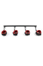 Sportsheets - Saffron Spreader Bar & Cuffs Set - 5 PC - Red/Black - Stag Shop