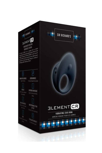 Pipedream - Sir Richard's - Element Vibrating Cock Ring - Navy - Stag Shop