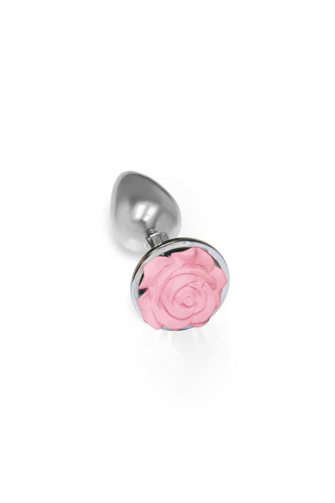 Icon Brands - Silver Starter Floral Anal Plug - Stag Shop