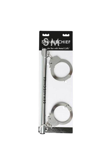 Sex & Mischief - Spreader Bar with Metal Cuffs - Stag Shop