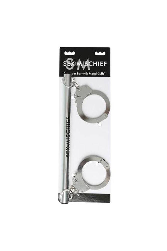 Sex & Mischief - Spreader Bar with Metal Cuffs - Stag Shop