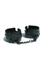 Sex & Mischief - Shadow Fur Handcuffs - Black - Stag Shop