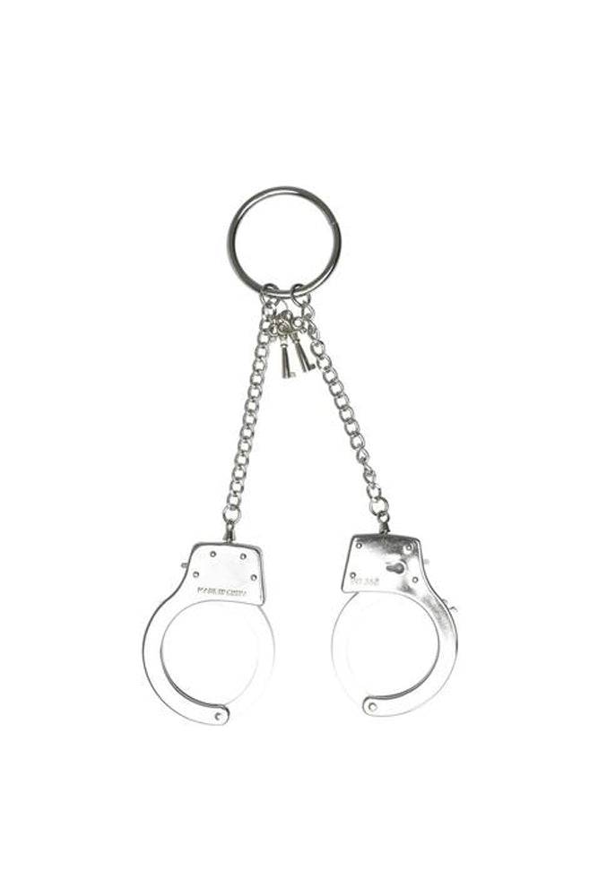 Sex & Mischief - Ring Metal Handcuffs - Silver - Stag Shop