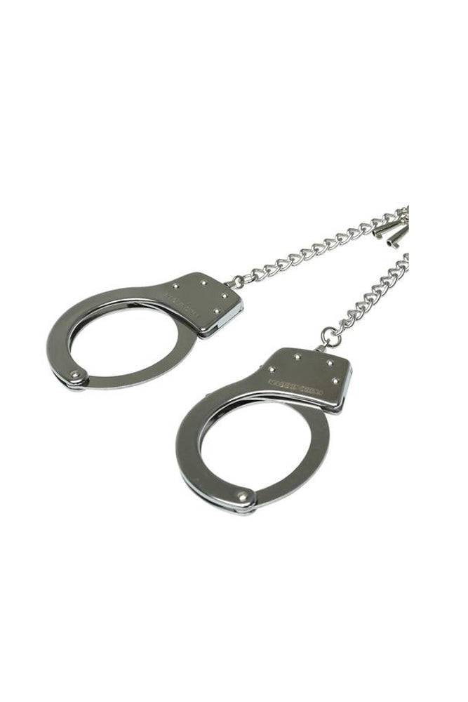 Sex & Mischief - Ring Metal Handcuffs - Silver - Stag Shop