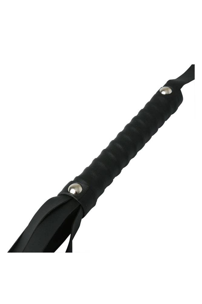 Sex & Mischief - Faux Leather Flogger - Black - Stag Shop