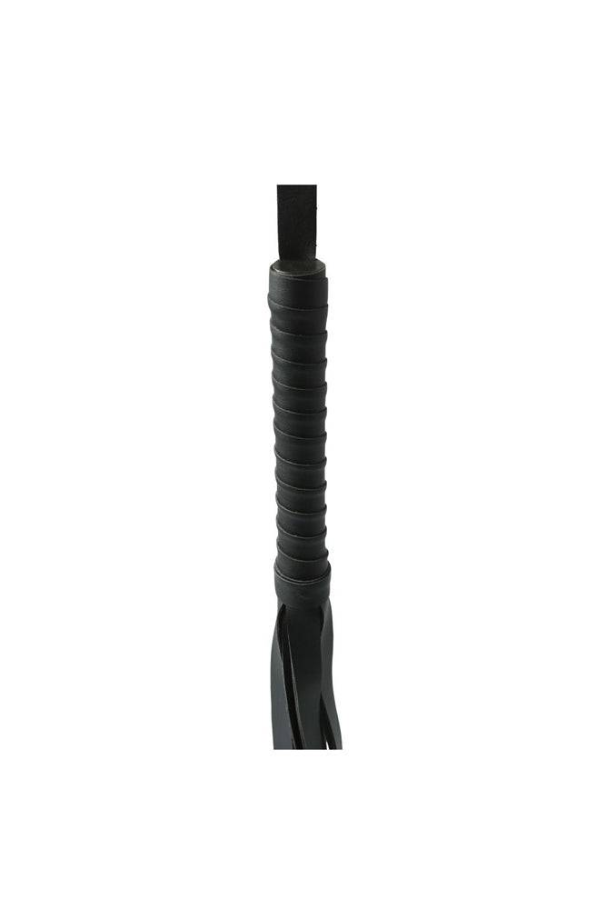 Sex & Mischief - Faux Leather Flogger - Black - Stag Shop