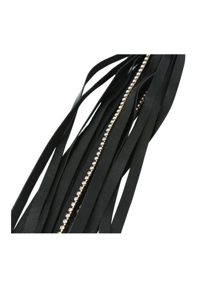 Sex & Mischief - Crystal Whip - Black - Stag Shop