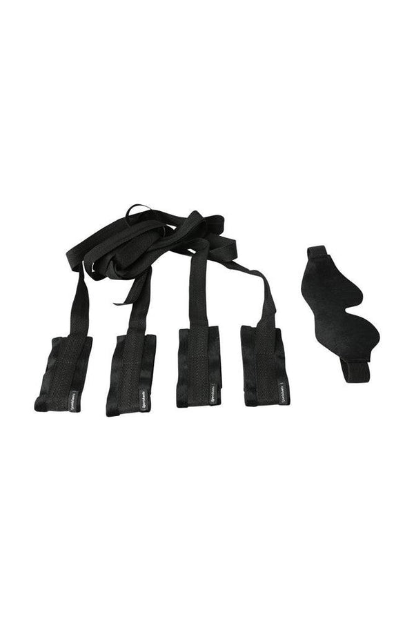 Sportsheets - Beginner's Bondage Fantasy Kit - Black - Stag Shop