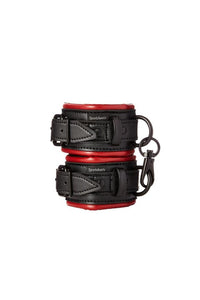 Thumbnail for Sportsheets - Saffron Handcuffs - Black/Red - Stag Shop