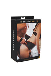 Sportsheets - Saffron Love Strap - Black/Red - Stag Shop