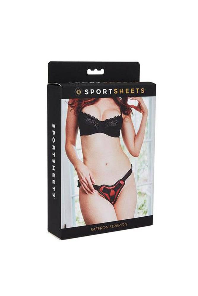 Sportsheets - Saffron Strap-On - Black/Red - Stag Shop