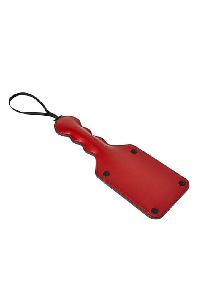 Sportsheets - Saffron Square Paddle - Black/Red - Stag Shop