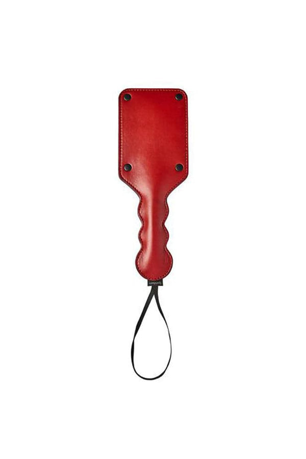 Sportsheets - Saffron Square Paddle - Black/Red - Stag Shop