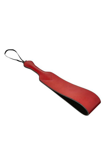 Sportsheets - Saffron Loop Paddle - Black/Red - Stag Shop