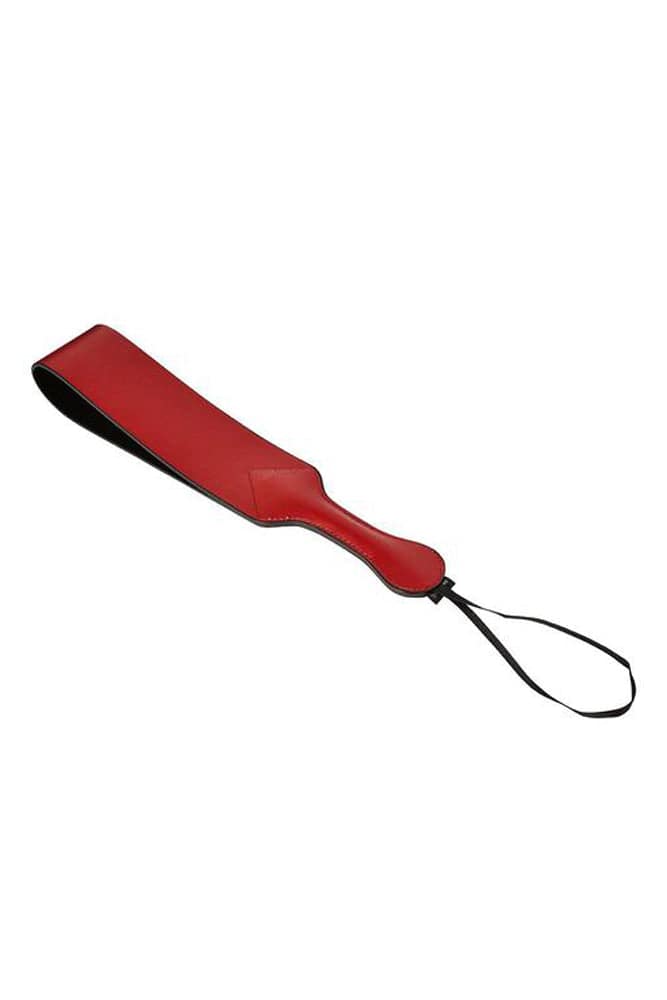 Sportsheets - Saffron Loop Paddle - Black/Red - Stag Shop